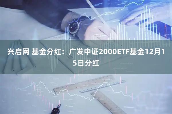 兴启网 基金分红：广发中证2000ETF基金12月15日分红